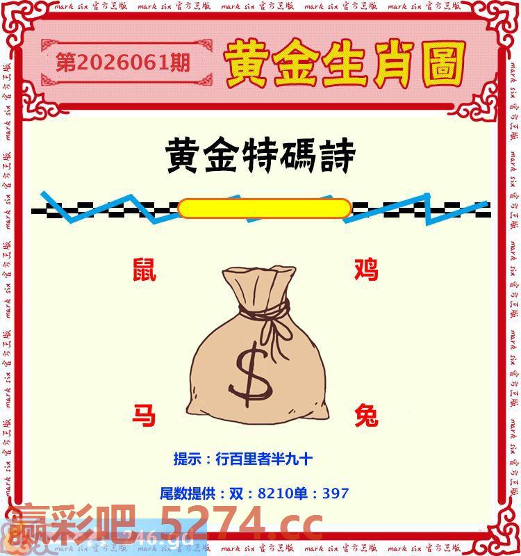 061期：黄金生肖圖