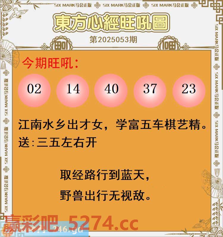 053期：东方心经旺吼图